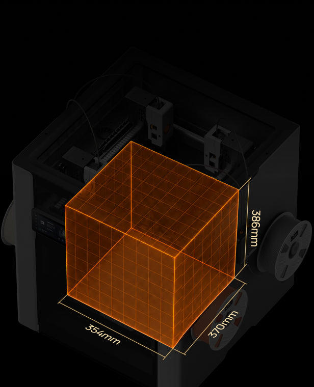 354*370*386mm³ LargeBuild Volume